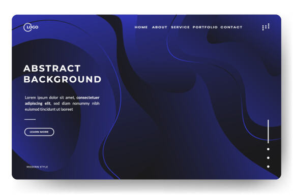 3D Abstract Background Minimal