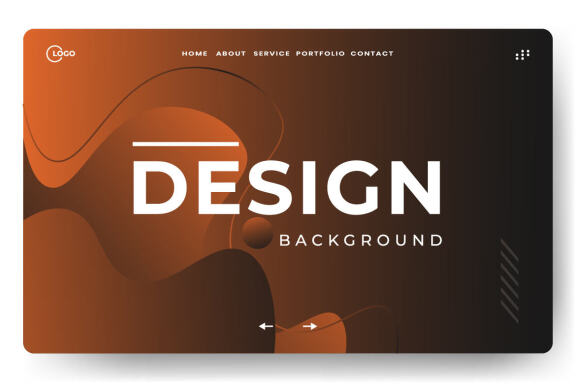 3D Abstract Background Minimal