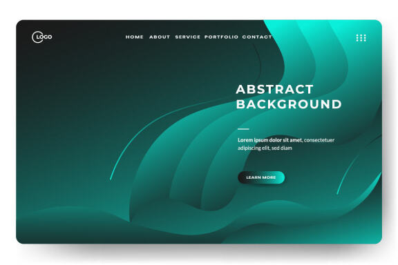 3D Abstract Background Minimal