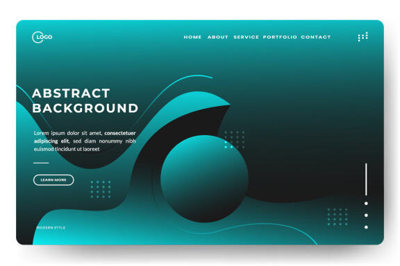 3D Abstract Background Minimal