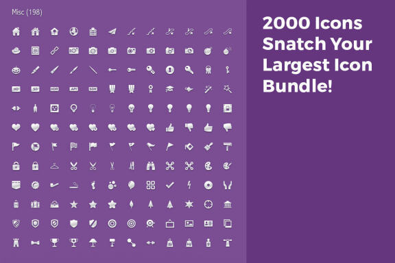 2000 Icons Bundle!