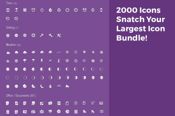 2000 Icons Bundle!