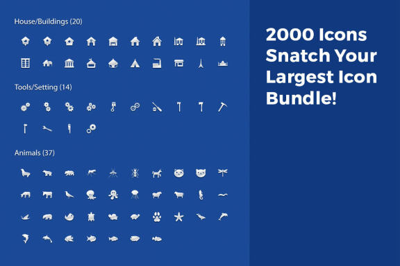 2000 Icons Bundle!