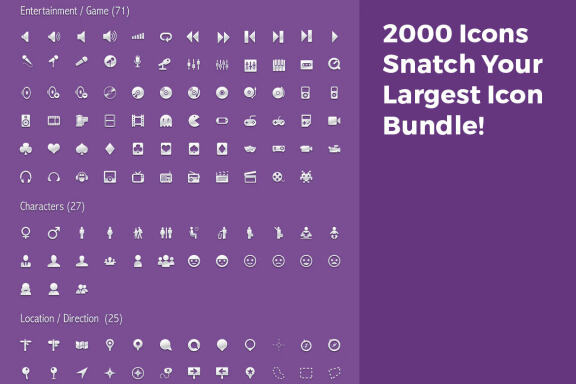 2000 Icons Bundle!