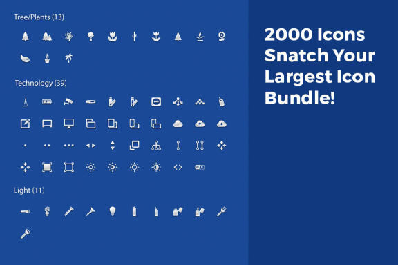 2000 Icons Bundle!