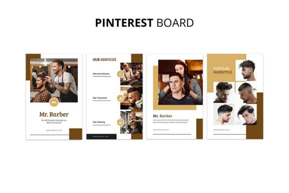 Mr Barber Barbershop Social Media Kit