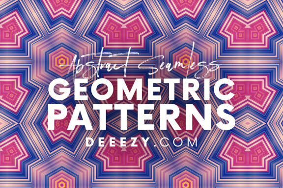 12 Free Modern Geometric Patterns 4
