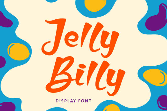Jelly Billy - Handwritten Kids Font