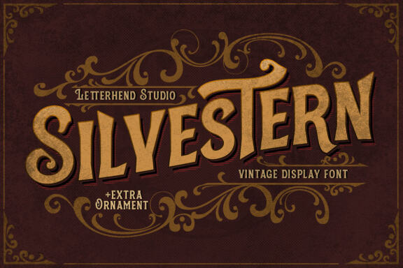 Silvestern - Vintage Display Font 