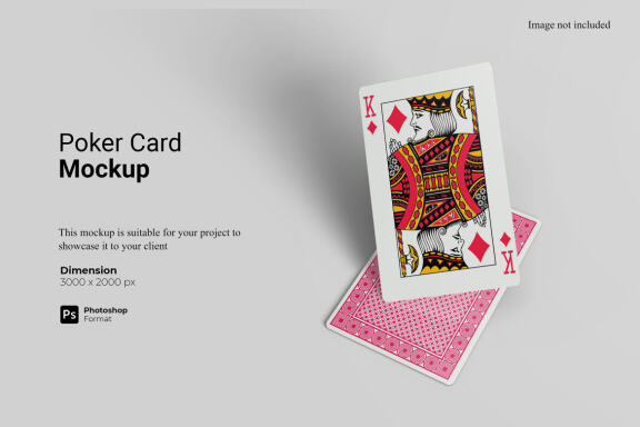 Poker Card Mockup