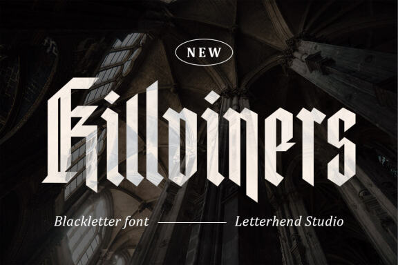 Killviners - Modern Blackletter Font