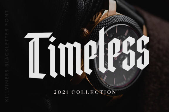 Killviners - Modern Blackletter Font
