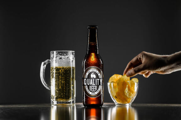 Beer Bottle Mockup #09