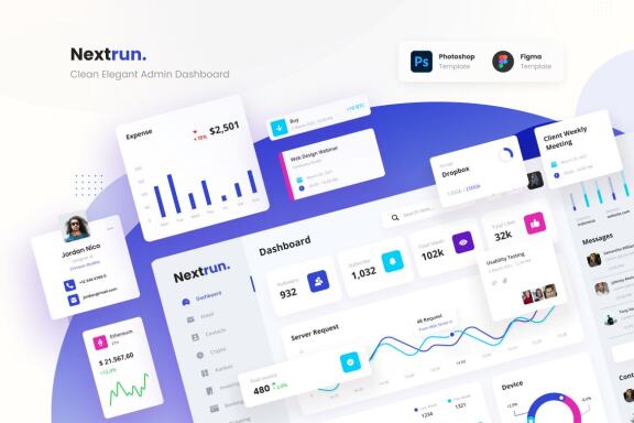 Nextrun - Clean and Elegant Admin