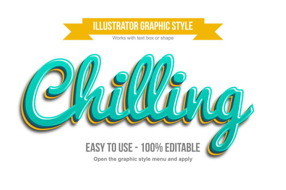 Green Handwritten Text Effect