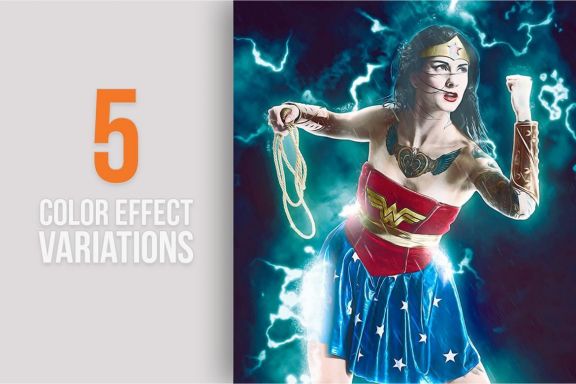 Lightning Photoshop Action