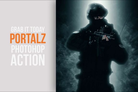 Portalz Photoshop Action