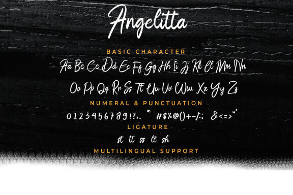 Angelitta Handwritten Font