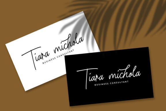 Signature Present Font