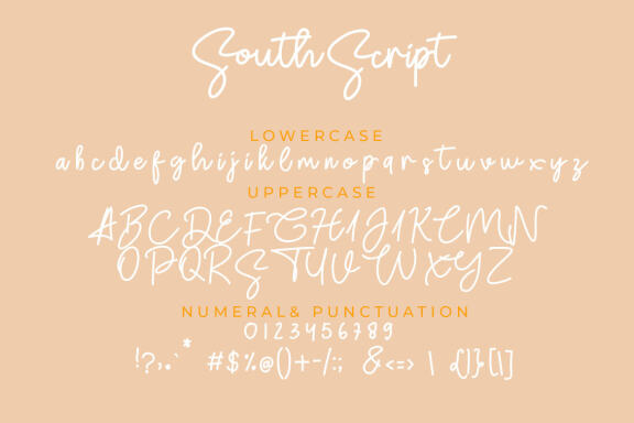 South Script Font