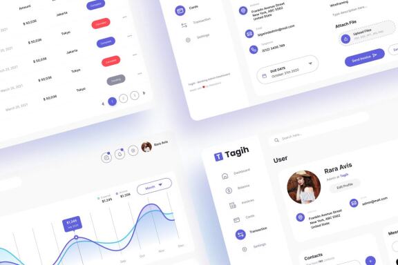 Tagih – Simple Neat Banking Admin