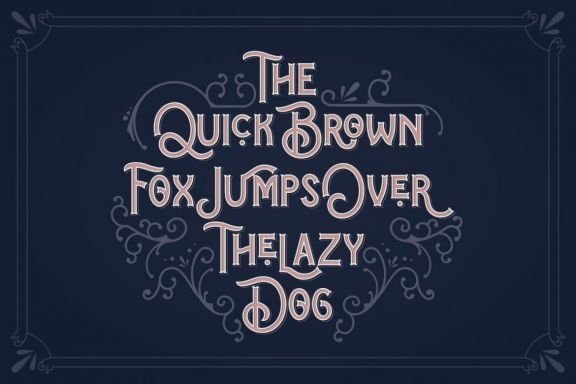 Blue Spirits Layered Font