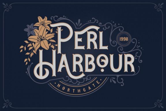 Blue Spirits Layered Font