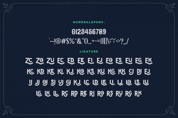 Blue Spirits Layered Font