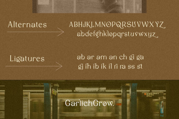 Garlich Grow - Trendy Modern Serif