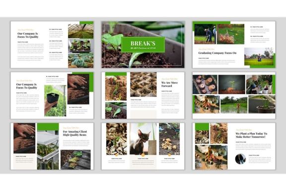 Gradaning - Free Gardening & Landscaping PowerPoint Template