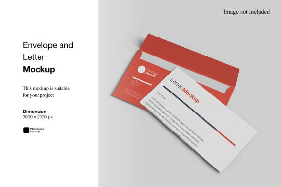 Envelope and Letter Mockup