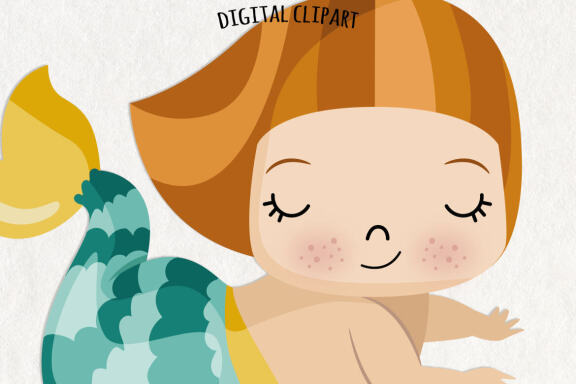 Mermaid SVG Clipart | Set of 25