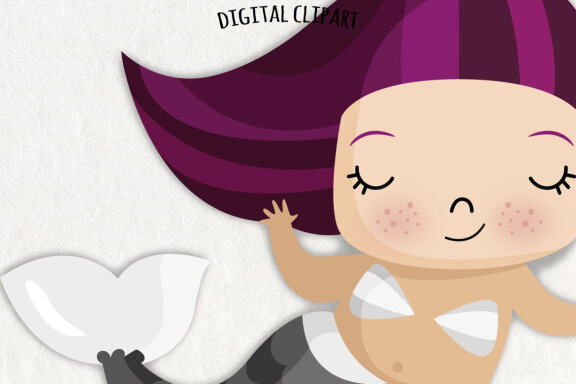 Mermaid SVG Clipart | Set of 25