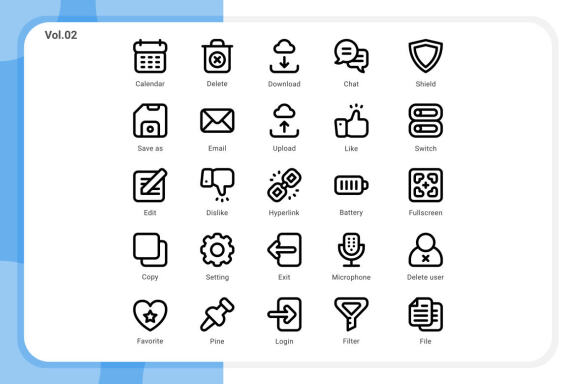 User Interface Icon Pack Vol.02