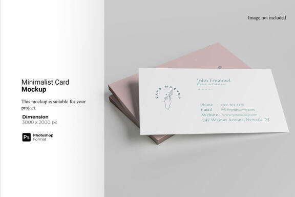 Minimalist Card Mockup