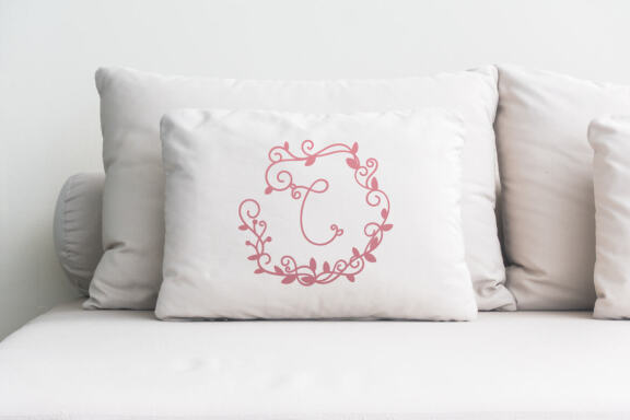 Monogram Floral Font