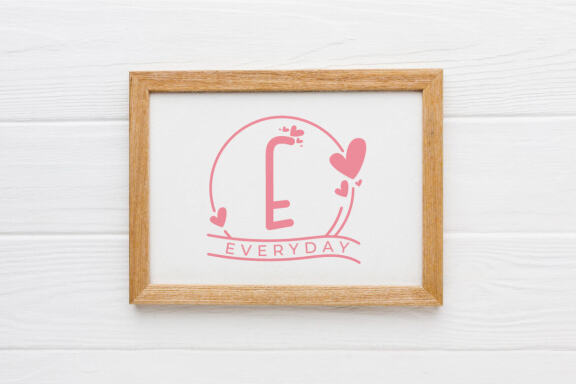 Free Monogram Handrawn Love