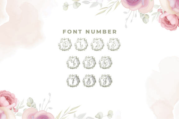 Monogram Roses Font