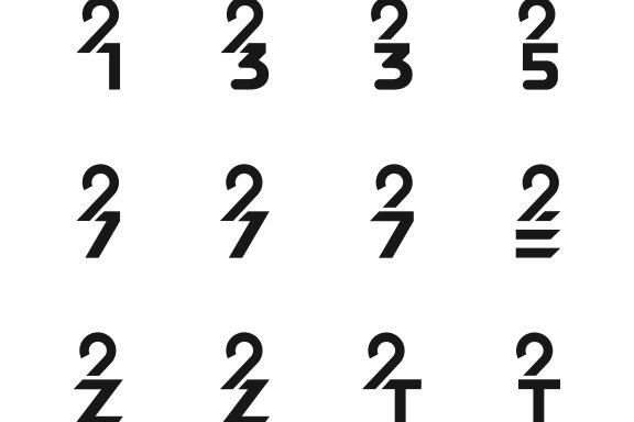 Vector Futuristic Alphabet
