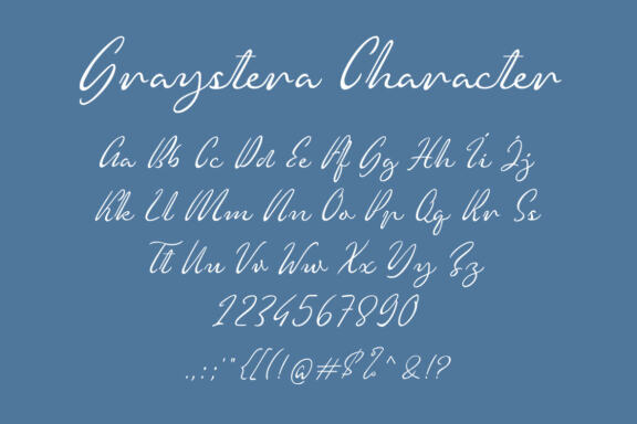 Graystera - Script Font