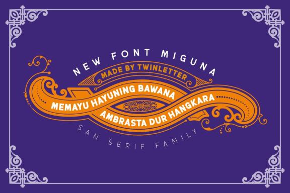 Miguna Font Family