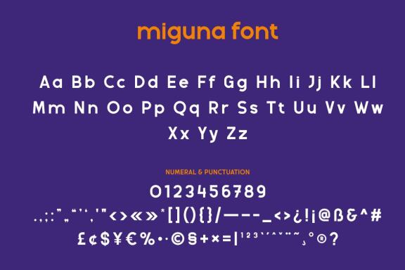 Miguna Font Family