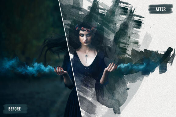 50 Magic Watercolor Brushes - Vol. 2