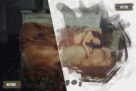 50 Painting Artistic Brushes - Vol. 2