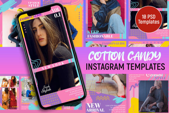 Cotton Candy | Instagram story template