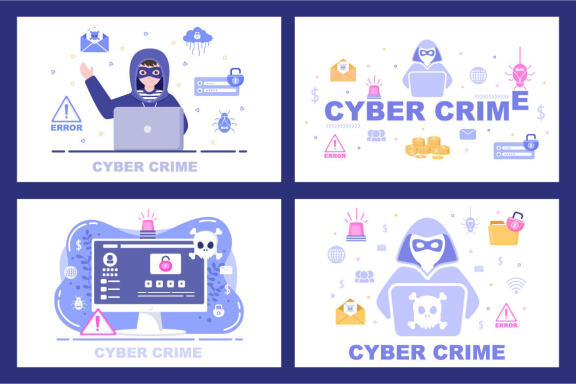 15 Cyber Crime Illustration 