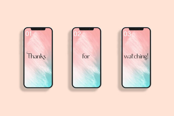 iPhone 12 Screen device mockups bundle.
