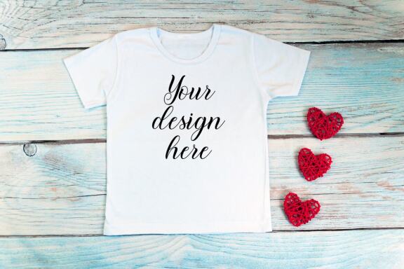 Valentines day White t-shirt mockup. Valentines Day Bodysuit mockup. Valentines Day mockup bundle for t-shirts and bodysuits.
