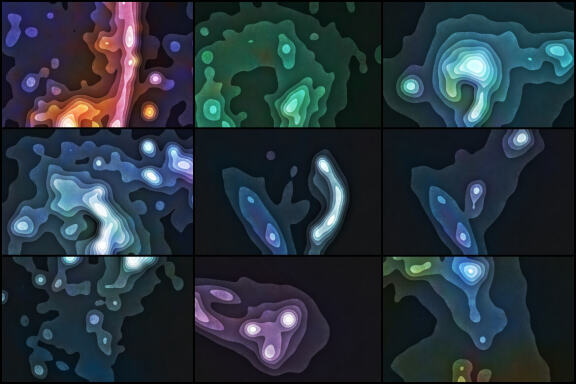 30 Abstract Cutout Backgrounds - Vol. 2