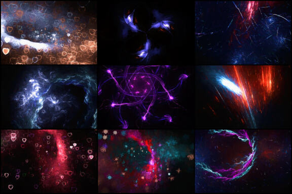 30 Free Edward Hopper Style Space Backgrounds - Vol.2